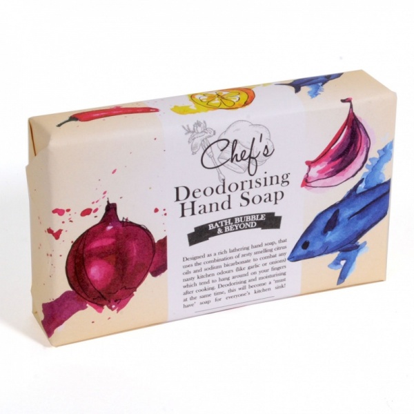 Citrus & Orange Lemon Deodorising Chef's Hand Soap Slice - Bath Bubble & Beyond 120g